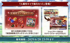 【グラブル】新課金施策「火属性キャラ強化セット」販売に対する反応・・・恒常のみとはいえ未所持キャラ確定で2000円はスタレやサプチケと比べてお得なのか？のサムネイル画像