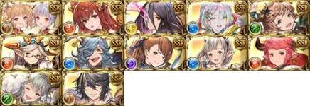 【グラブル】今年の最終上限解放どうだった？ / 2025年と2024年の最終解放キャラリストはこんな感じのサムネイル画像